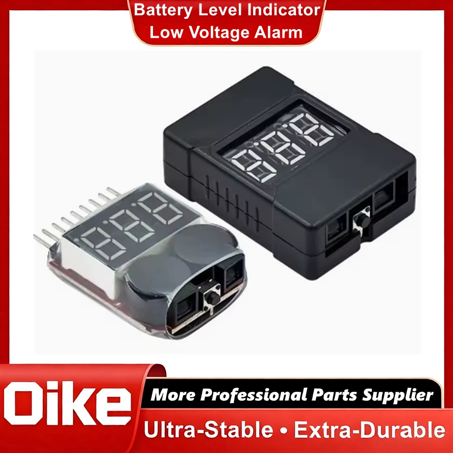 Drone Battery Voltage Checker - Oike 1-8S 2IN1 Lipo Batterijspanningstester/Lage Spanning