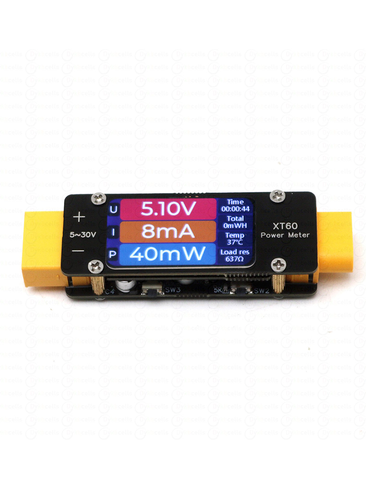 Drone Battery Voltage Checker - 2mA-64A DC XT60 Ampèremeter Power Meter