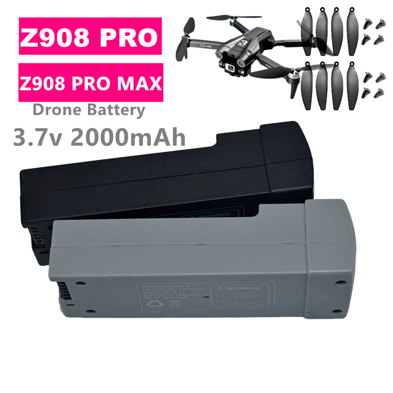 Drone Battery Lipo - Z908 PRO Drone Batterij 3.7v 2000mah