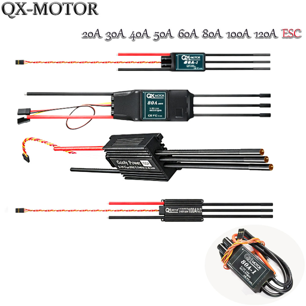20A-120A Borstelloze ESC Snelh - Drone Battery Plate recensie en prijs