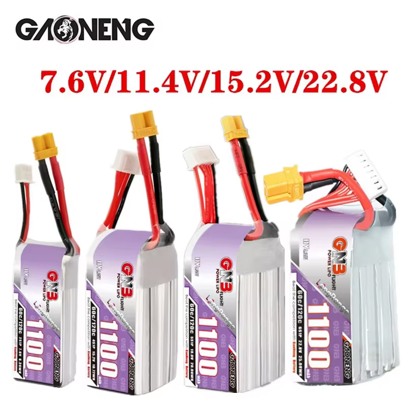 GNB 1100mAh 2S 3S 4S 6S 60C/12 - Drone Battery Lipo recensie en prijs