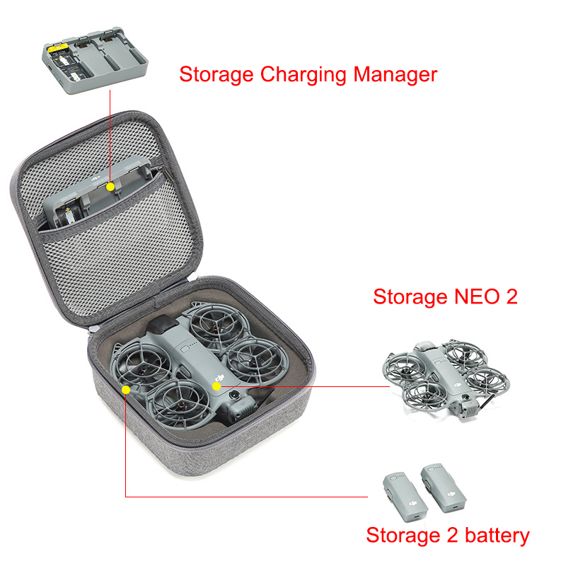 Draagtas Schokbestendig Case v - Drone Battery Bag recensie en prijs